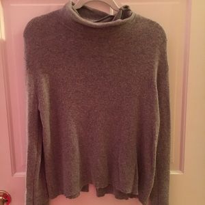 Open back turtleneck